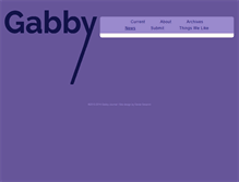 Tablet Screenshot of gabbyjournal.com